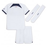 Camiseta Paris Saint-Germain Segunda Equipación Replica 2024-25 para niños mangas cortas (+ Pantalones cortos)